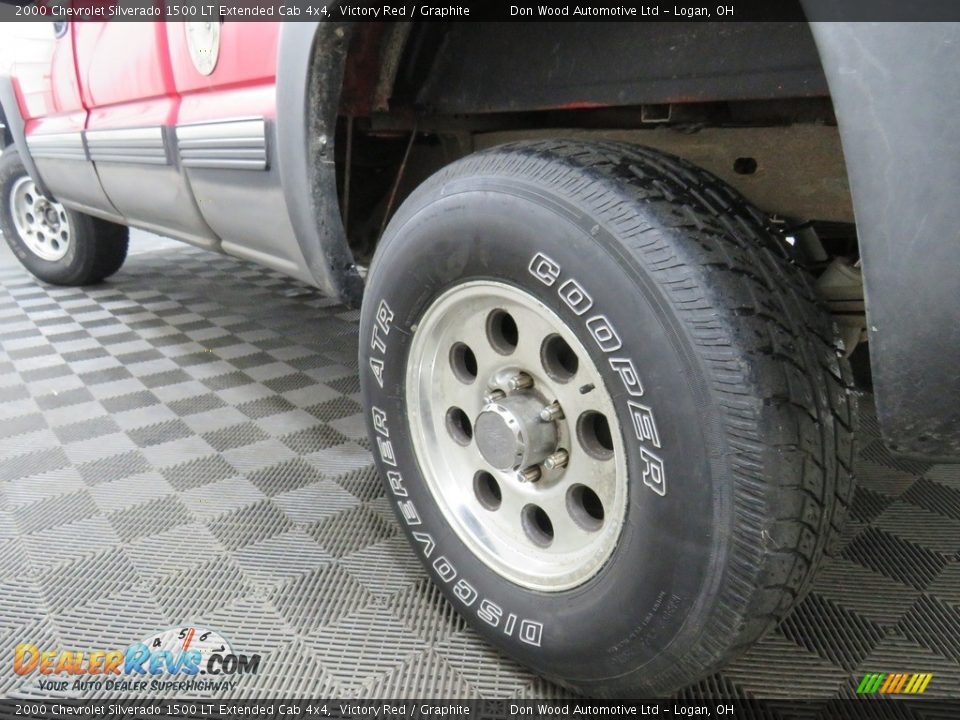 2000 Chevrolet Silverado 1500 LT Extended Cab 4x4 Victory Red / Graphite Photo #9