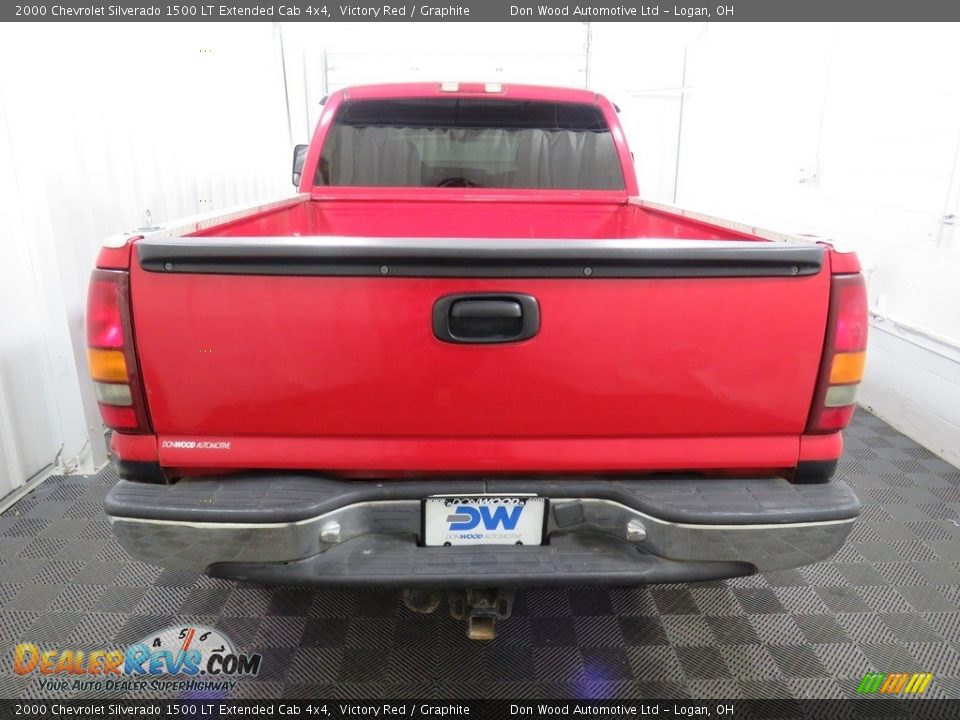 2000 Chevrolet Silverado 1500 LT Extended Cab 4x4 Victory Red / Graphite Photo #11