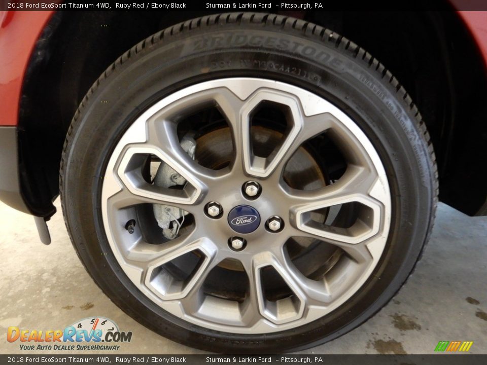 2018 Ford EcoSport Titanium 4WD Ruby Red / Ebony Black Photo #6