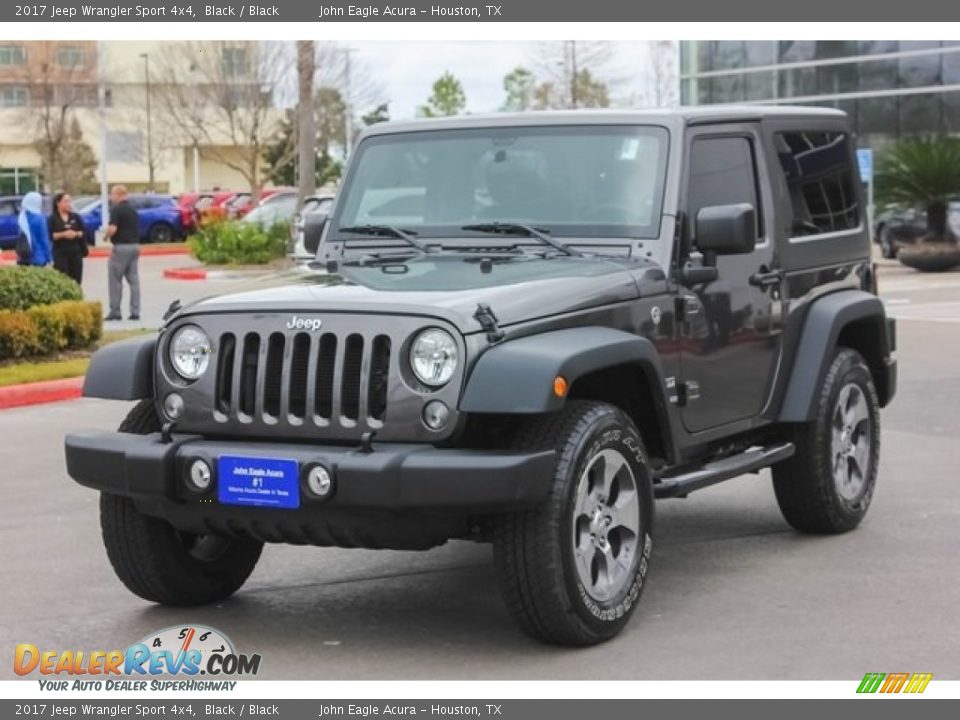 2017 Jeep Wrangler Sport 4x4 Black / Black Photo #3
