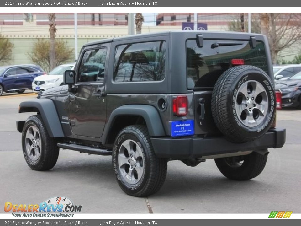 2017 Jeep Wrangler Sport 4x4 Black / Black Photo #5