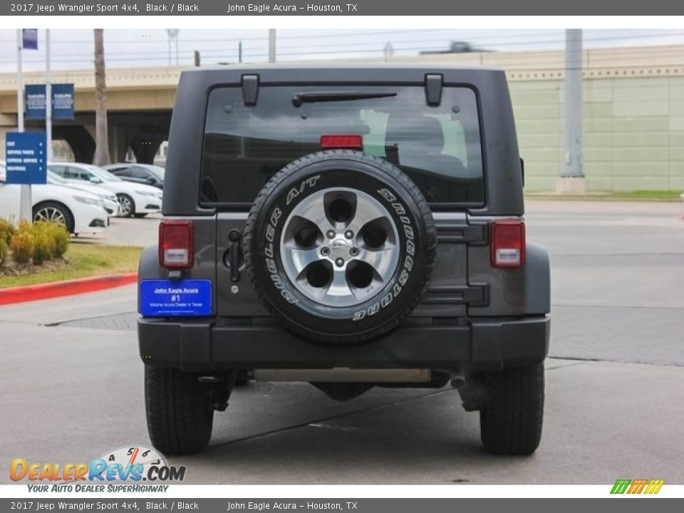 2017 Jeep Wrangler Sport 4x4 Black / Black Photo #6