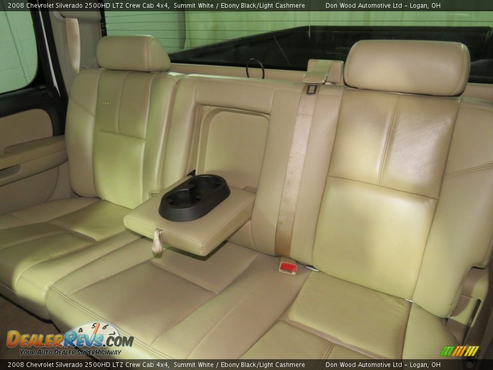 2008 Chevrolet Silverado 2500HD LTZ Crew Cab 4x4 Summit White / Ebony Black/Light Cashmere Photo #20