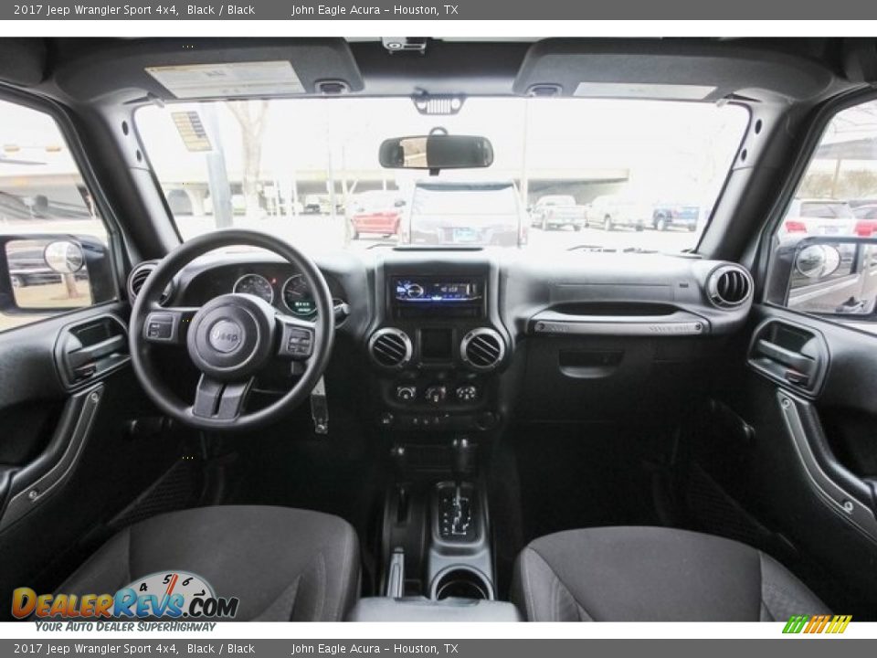 2017 Jeep Wrangler Sport 4x4 Black / Black Photo #9