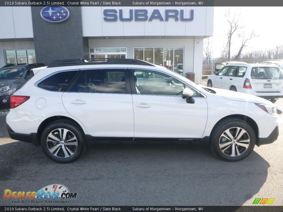 2019 Subaru Outback 2.5i Limited Crystal White Pearl / Slate Black Photo #3
