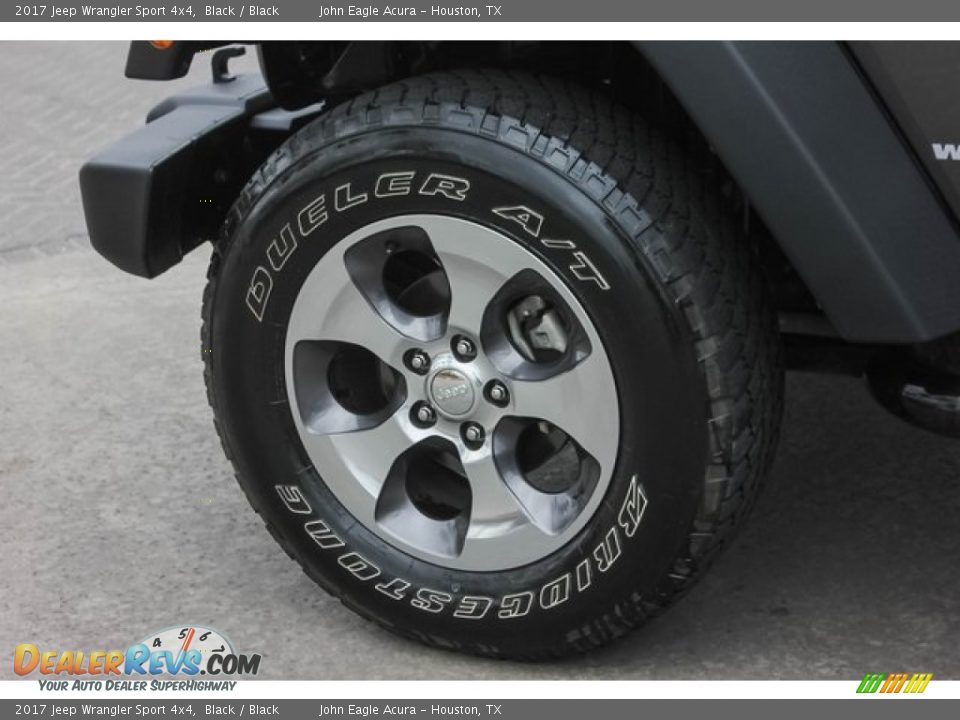 2017 Jeep Wrangler Sport 4x4 Black / Black Photo #14