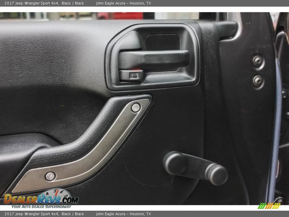 2017 Jeep Wrangler Sport 4x4 Black / Black Photo #15