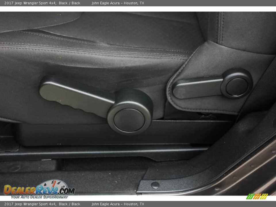 2017 Jeep Wrangler Sport 4x4 Black / Black Photo #16