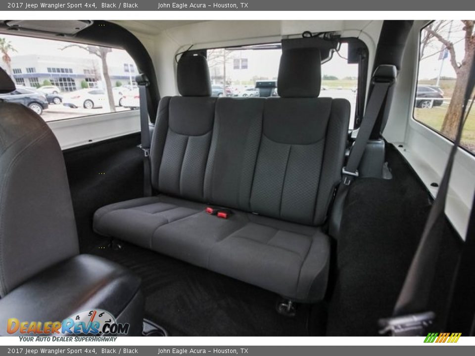 2017 Jeep Wrangler Sport 4x4 Black / Black Photo #19