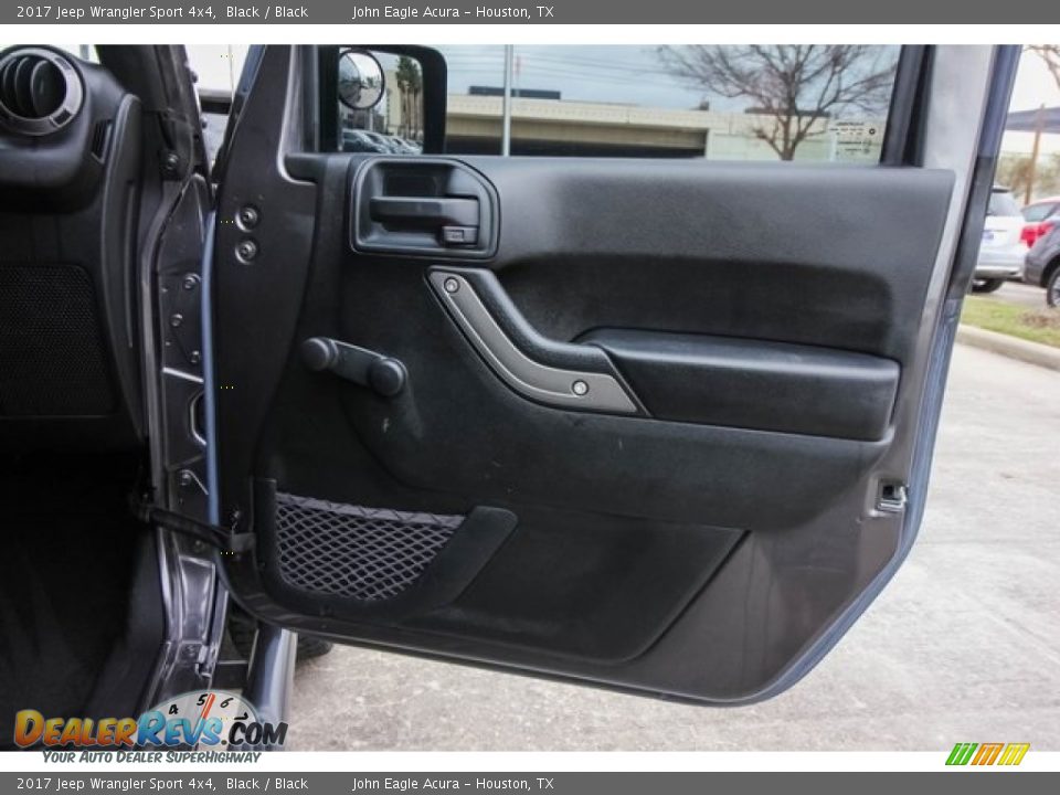 2017 Jeep Wrangler Sport 4x4 Black / Black Photo #21
