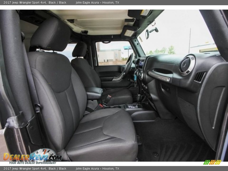 2017 Jeep Wrangler Sport 4x4 Black / Black Photo #22