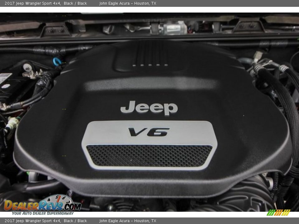 2017 Jeep Wrangler Sport 4x4 Black / Black Photo #24