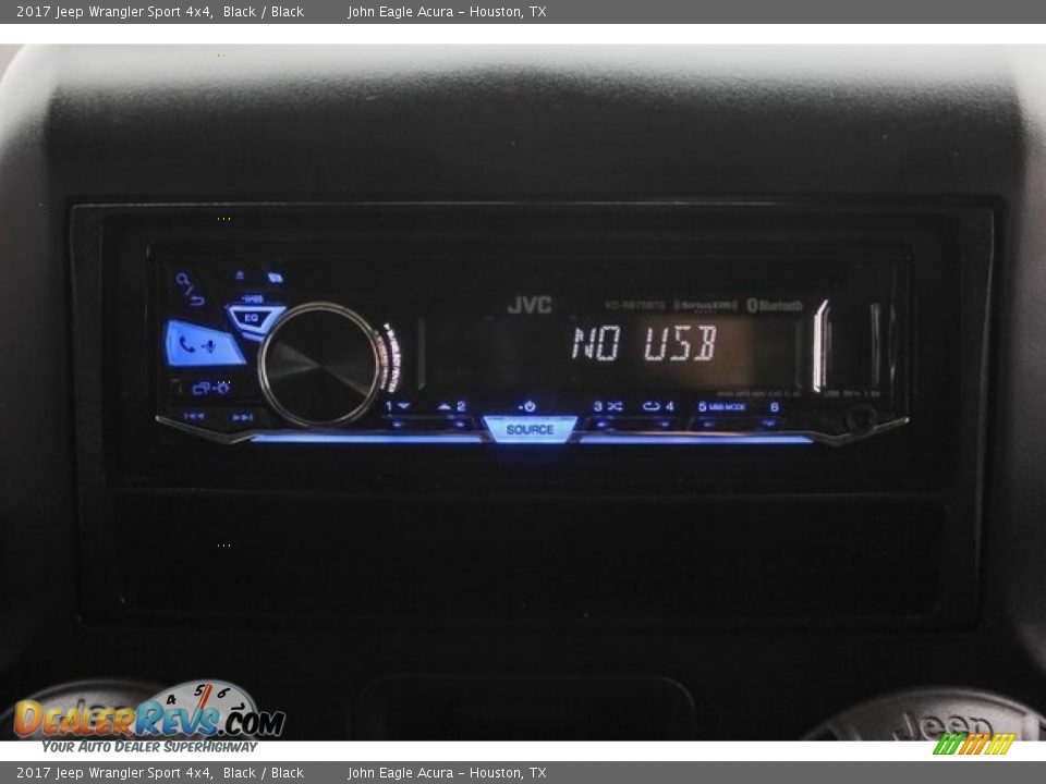 2017 Jeep Wrangler Sport 4x4 Black / Black Photo #27