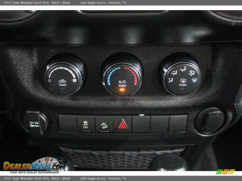 2017 Jeep Wrangler Sport 4x4 Black / Black Photo #28