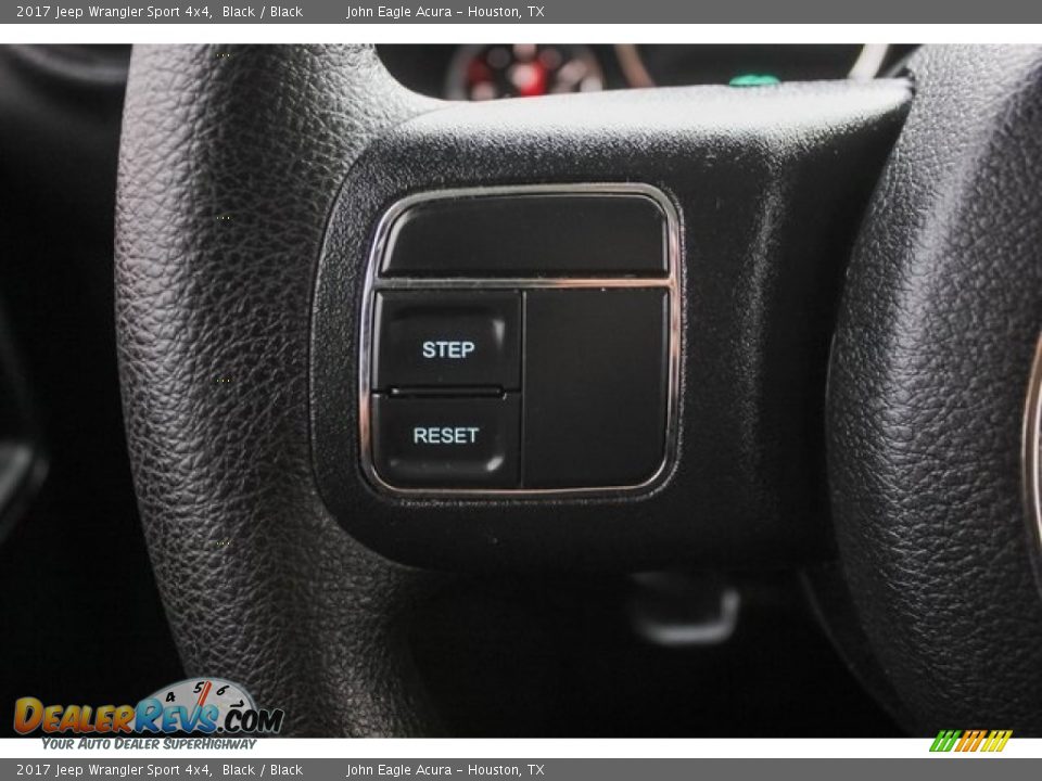 2017 Jeep Wrangler Sport 4x4 Black / Black Photo #34