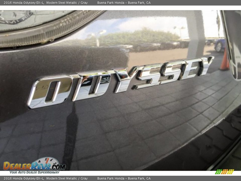 2016 Honda Odyssey EX-L Modern Steel Metallic / Gray Photo #7