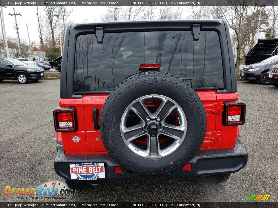 2019 Jeep Wrangler Unlimited Sahara 4x4 Firecracker Red / Black Photo #5