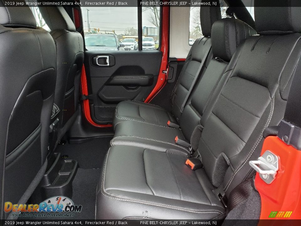 Rear Seat of 2019 Jeep Wrangler Unlimited Sahara 4x4 Photo #6