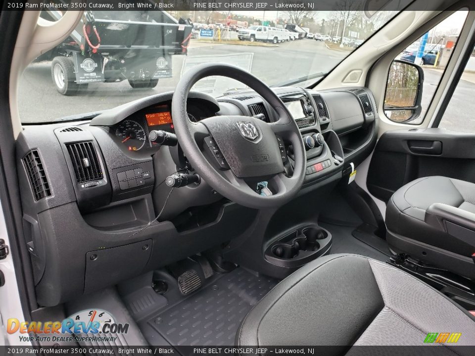 Black Interior - 2019 Ram ProMaster 3500 Cutaway Photo #7