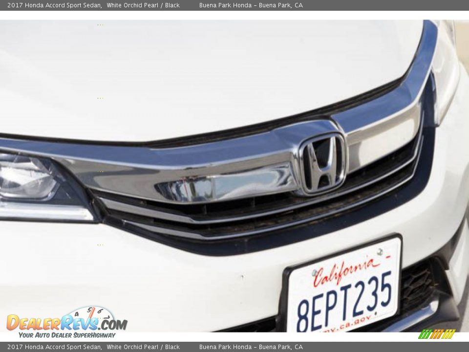 2017 Honda Accord Sport Sedan White Orchid Pearl / Black Photo #8