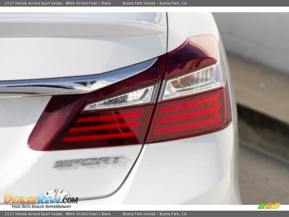 2017 Honda Accord Sport Sedan White Orchid Pearl / Black Photo #11