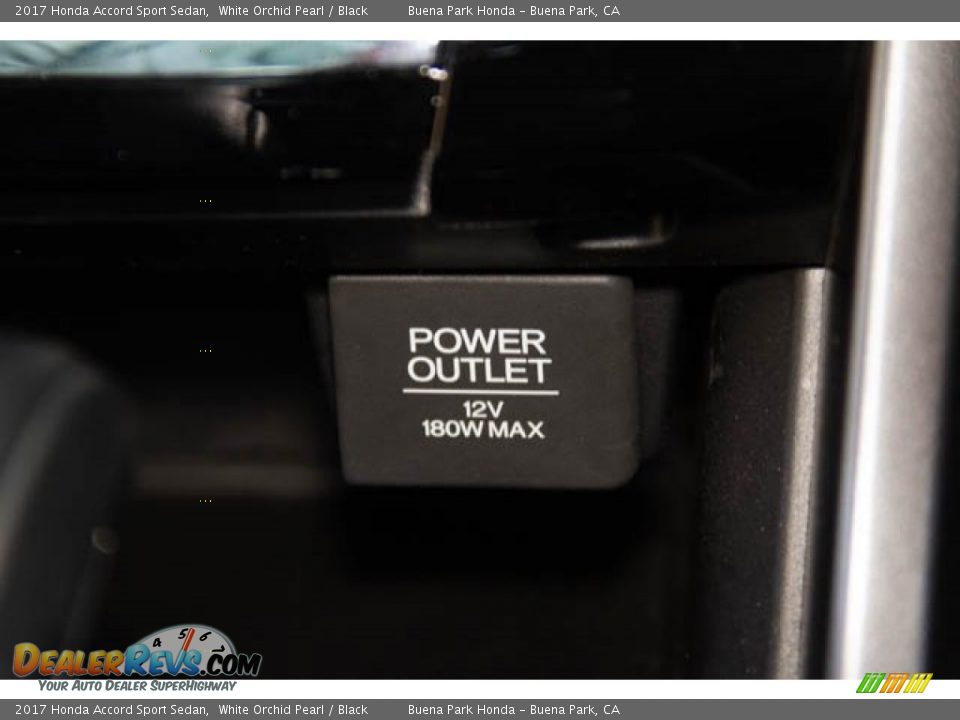 2017 Honda Accord Sport Sedan White Orchid Pearl / Black Photo #15