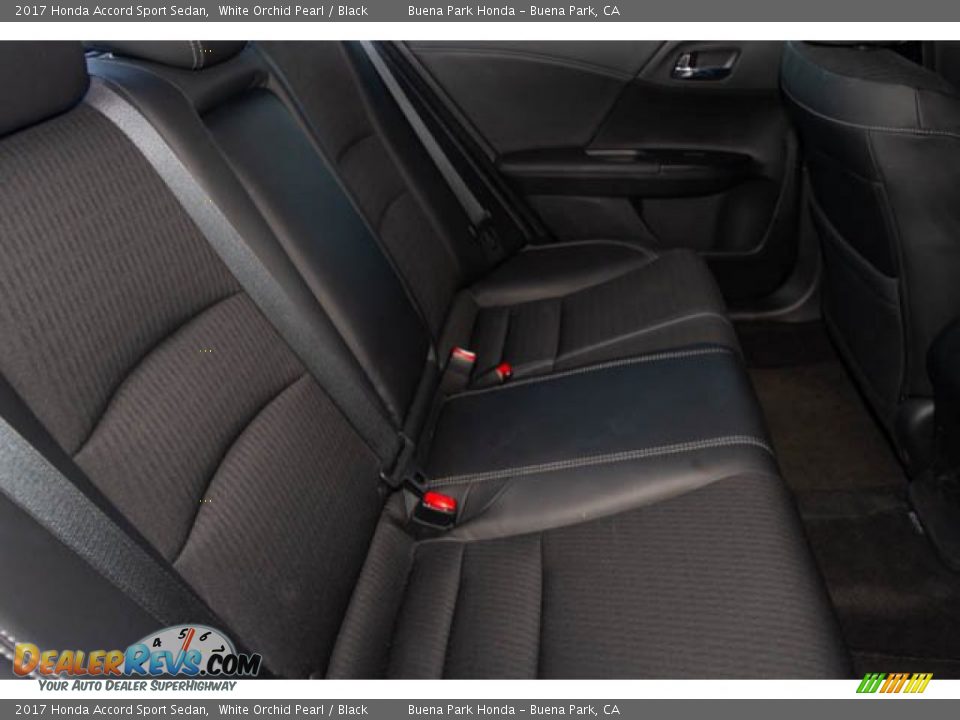 2017 Honda Accord Sport Sedan White Orchid Pearl / Black Photo #19