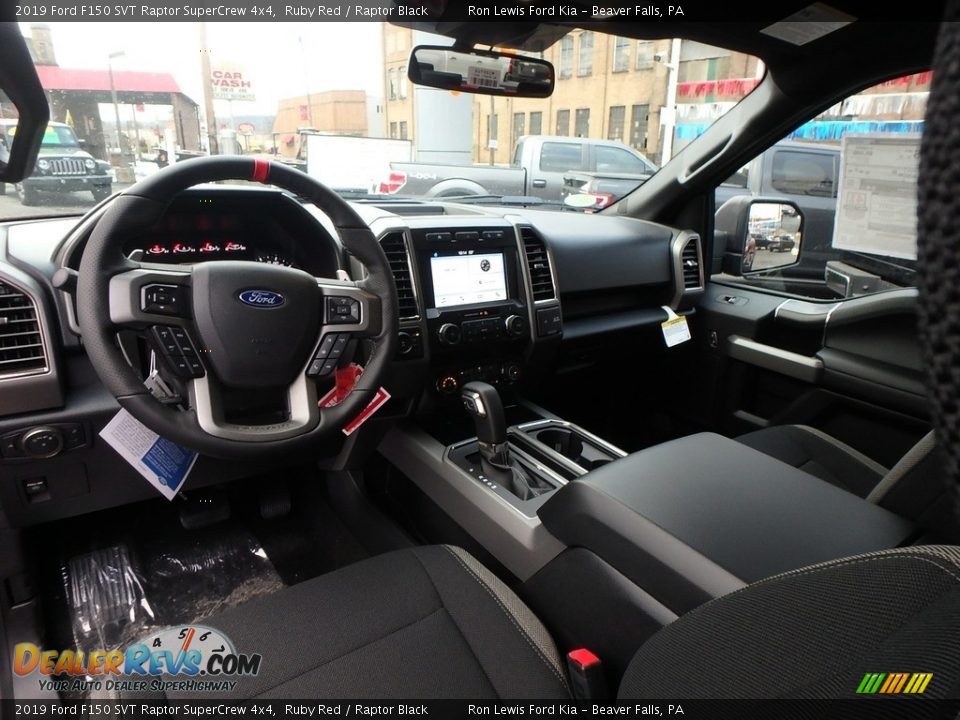 Raptor Black Interior - 2019 Ford F150 SVT Raptor SuperCrew 4x4 Photo #13