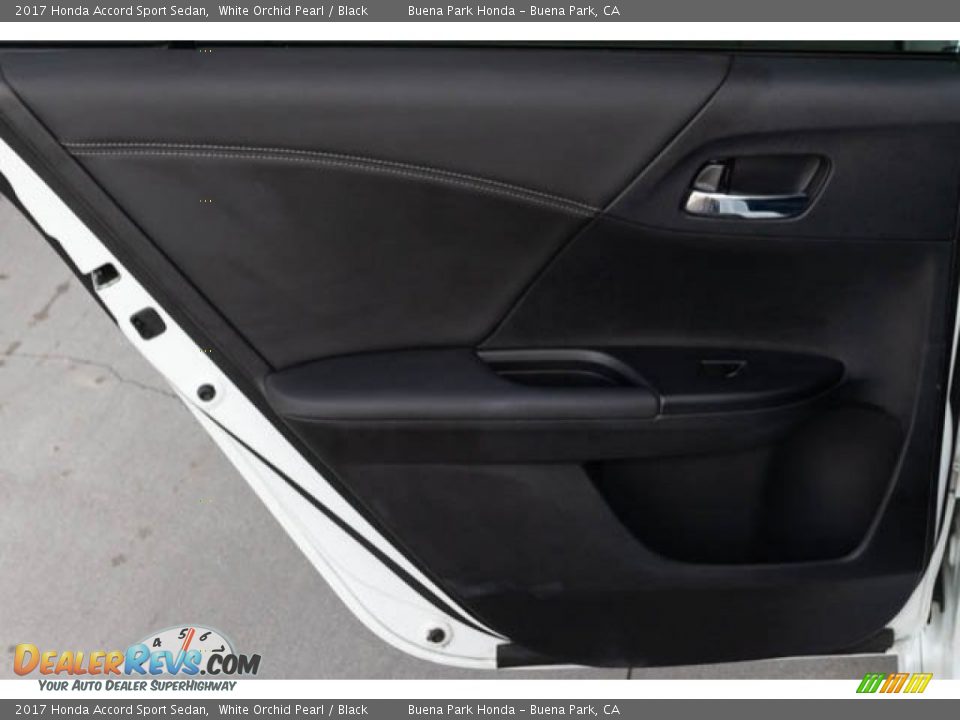 2017 Honda Accord Sport Sedan White Orchid Pearl / Black Photo #28