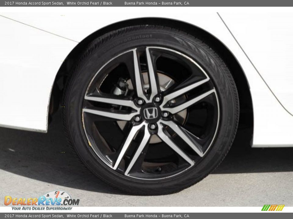 2017 Honda Accord Sport Sedan White Orchid Pearl / Black Photo #31