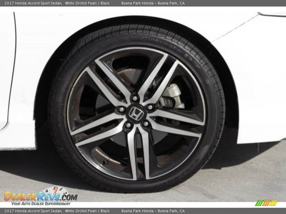 2017 Honda Accord Sport Sedan White Orchid Pearl / Black Photo #32