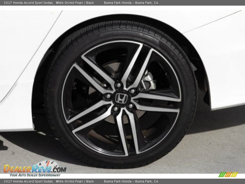 2017 Honda Accord Sport Sedan White Orchid Pearl / Black Photo #33