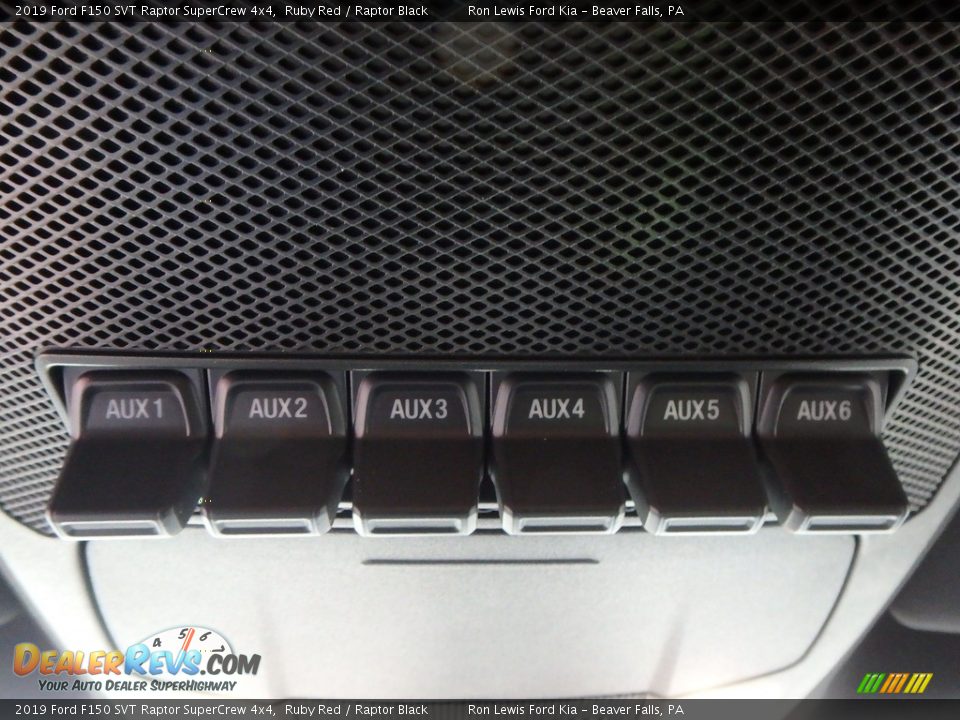 Controls of 2019 Ford F150 SVT Raptor SuperCrew 4x4 Photo #20