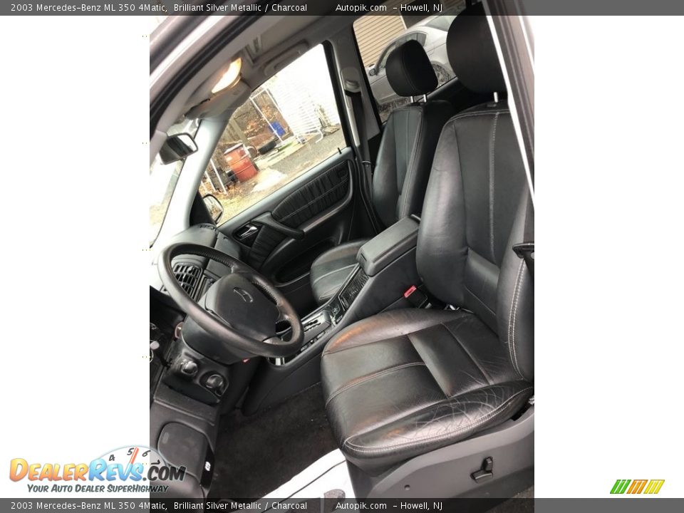 2003 Mercedes-Benz ML 350 4Matic Brilliant Silver Metallic / Charcoal Photo #9