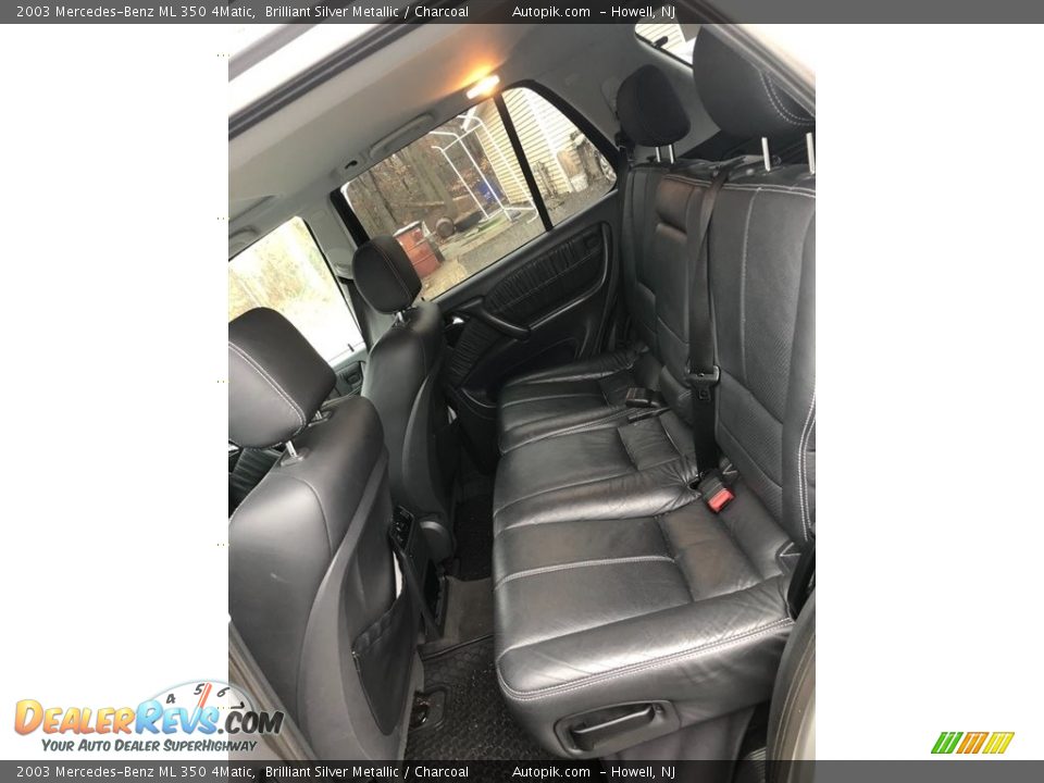 2003 Mercedes-Benz ML 350 4Matic Brilliant Silver Metallic / Charcoal Photo #10