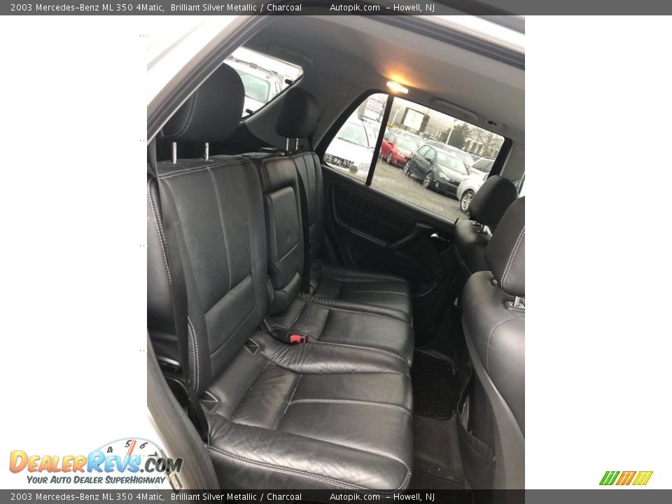 2003 Mercedes-Benz ML 350 4Matic Brilliant Silver Metallic / Charcoal Photo #11