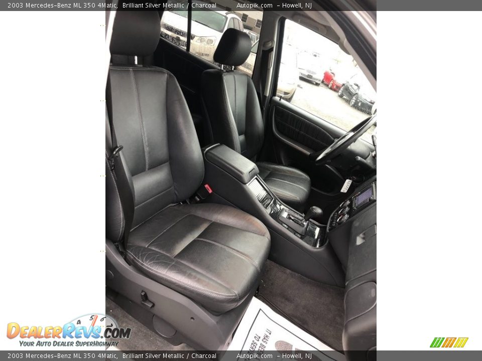 2003 Mercedes-Benz ML 350 4Matic Brilliant Silver Metallic / Charcoal Photo #12