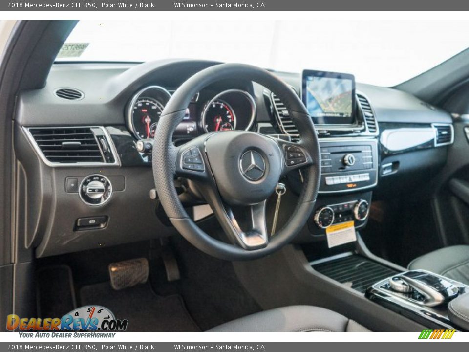 2018 Mercedes-Benz GLE 350 Polar White / Black Photo #5
