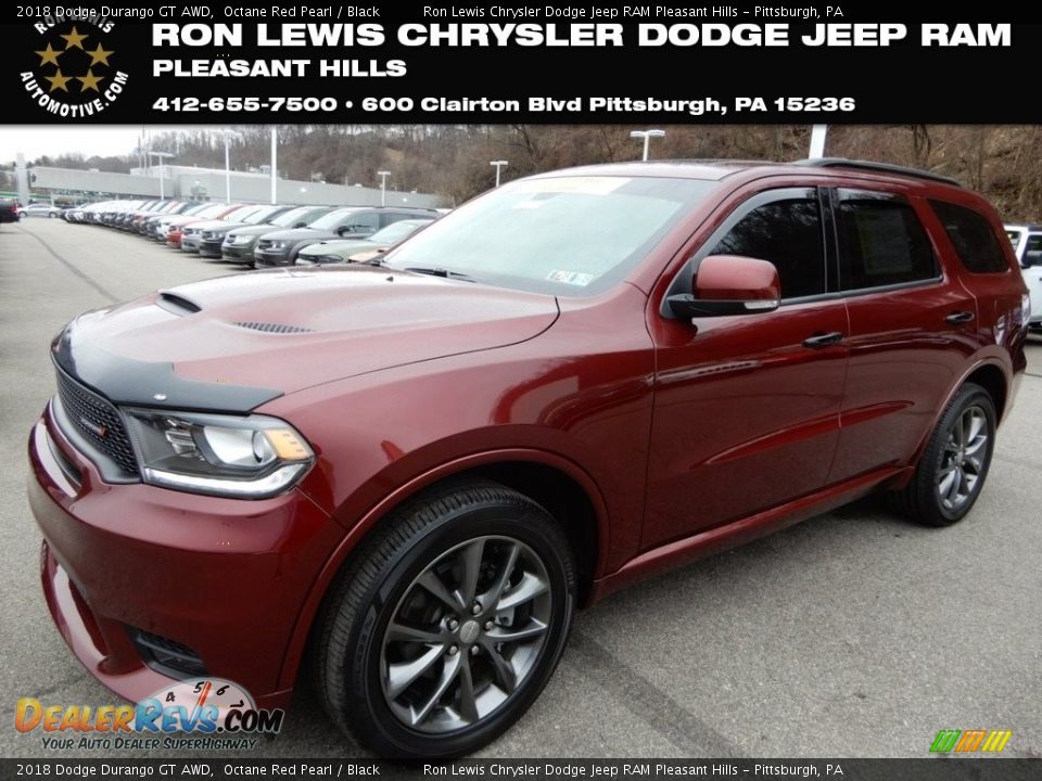 2018 Dodge Durango GT AWD Octane Red Pearl / Black Photo #1
