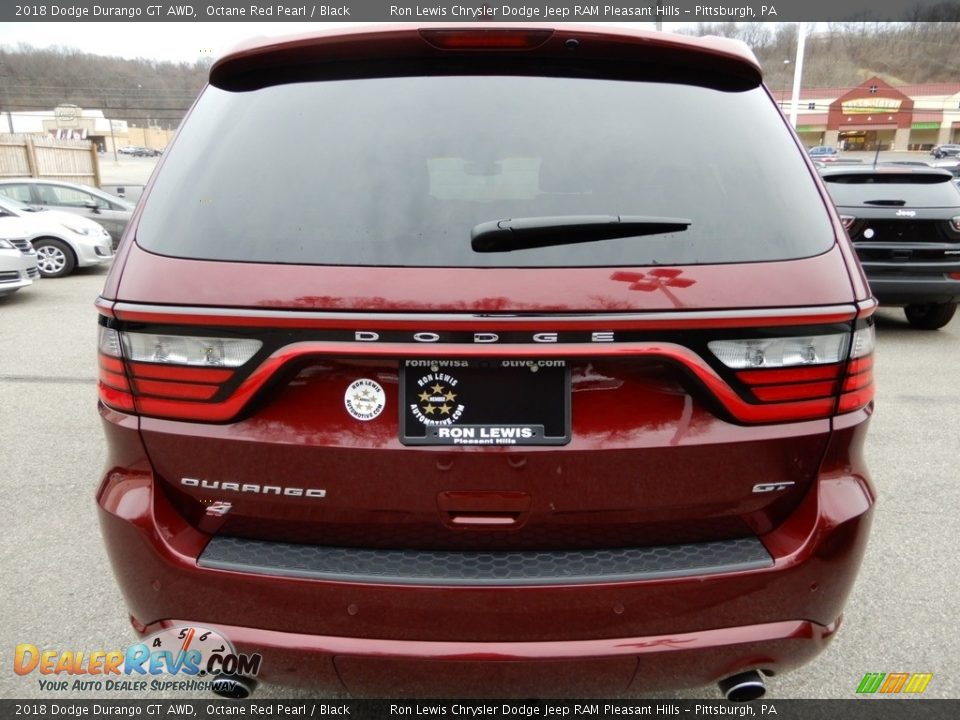 2018 Dodge Durango GT AWD Octane Red Pearl / Black Photo #4