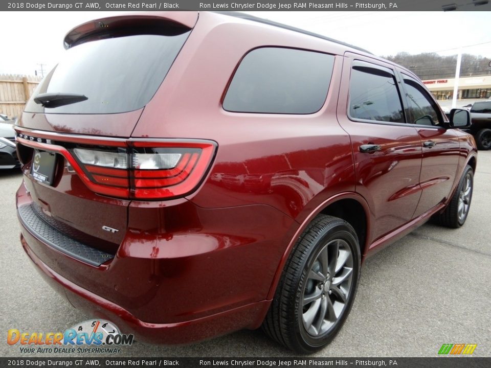 2018 Dodge Durango GT AWD Octane Red Pearl / Black Photo #6
