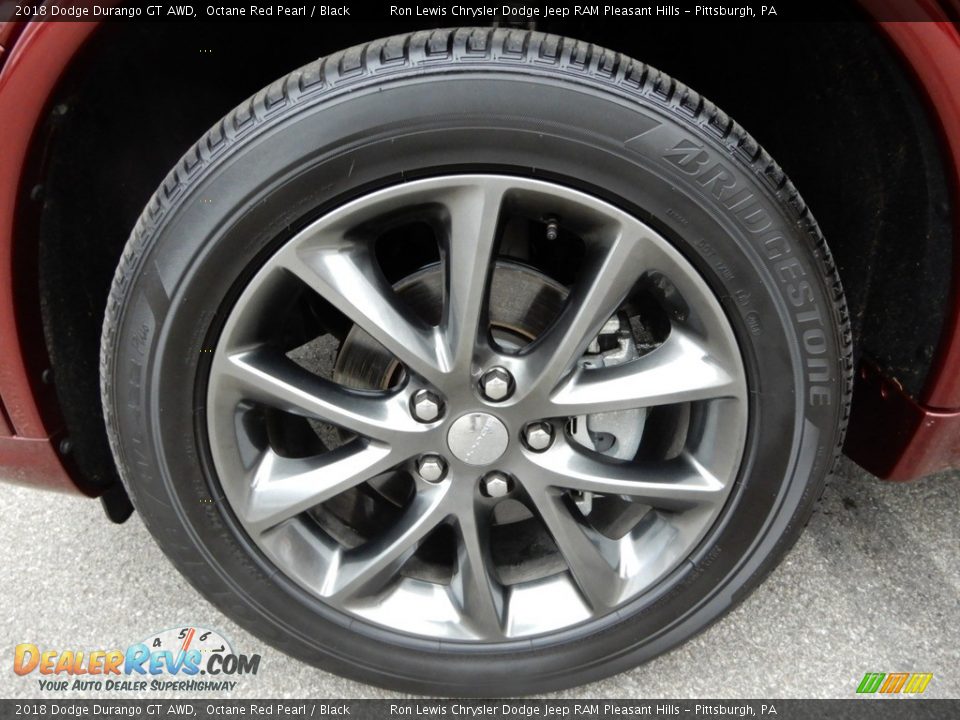 2018 Dodge Durango GT AWD Octane Red Pearl / Black Photo #10