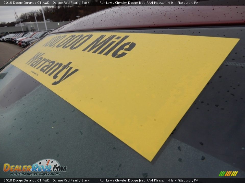 2018 Dodge Durango GT AWD Octane Red Pearl / Black Photo #11