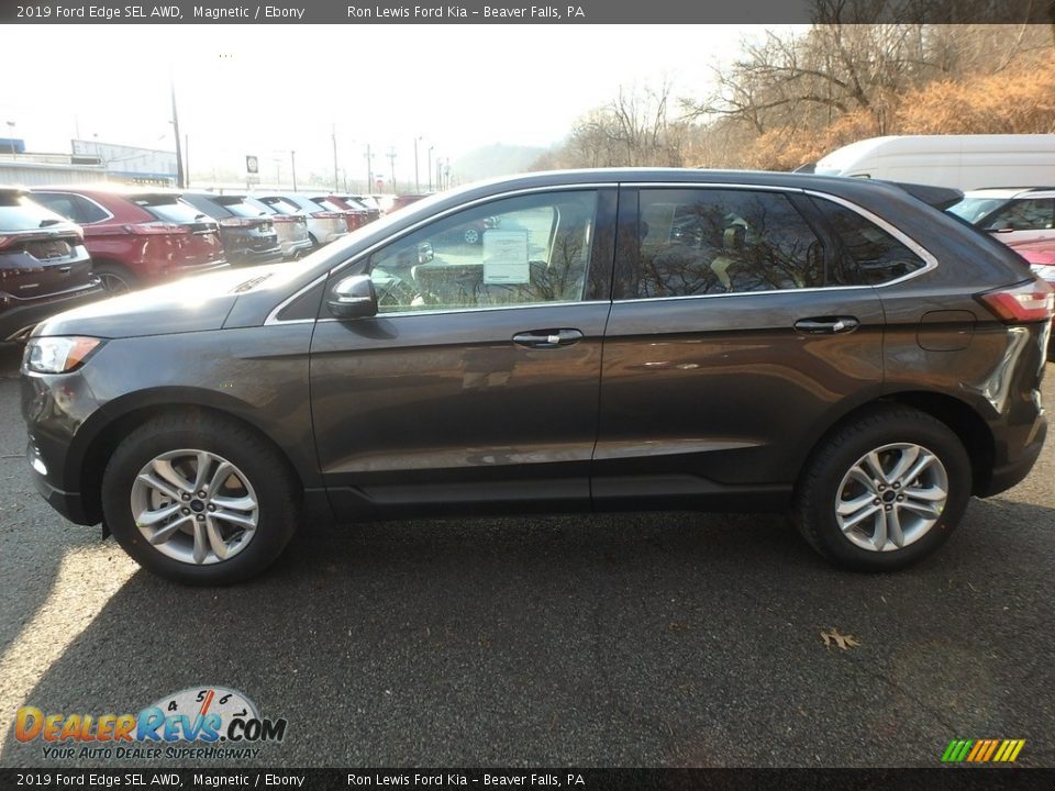 2019 Ford Edge SEL AWD Magnetic / Ebony Photo #6