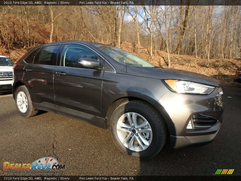 2019 Ford Edge SEL AWD Magnetic / Ebony Photo #9