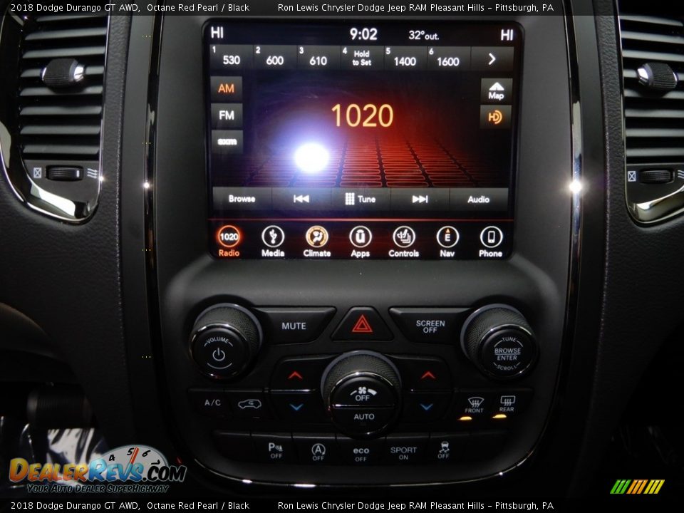 2018 Dodge Durango GT AWD Octane Red Pearl / Black Photo #19