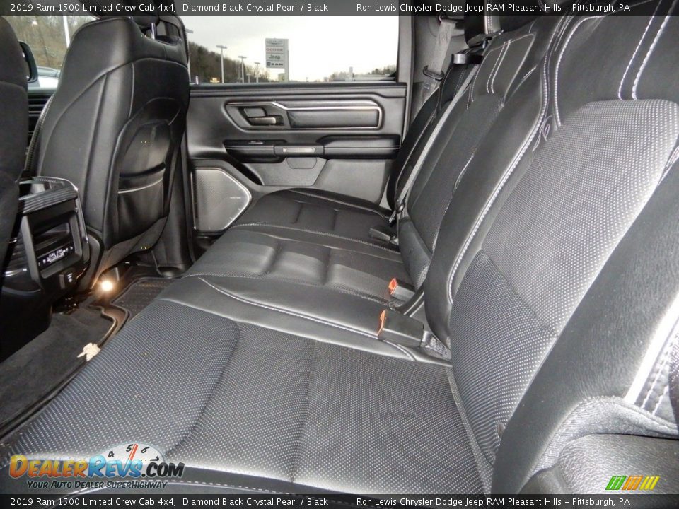 2019 Ram 1500 Limited Crew Cab 4x4 Diamond Black Crystal Pearl / Black Photo #11