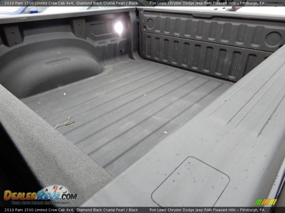 2019 Ram 1500 Limited Crew Cab 4x4 Diamond Black Crystal Pearl / Black Photo #12