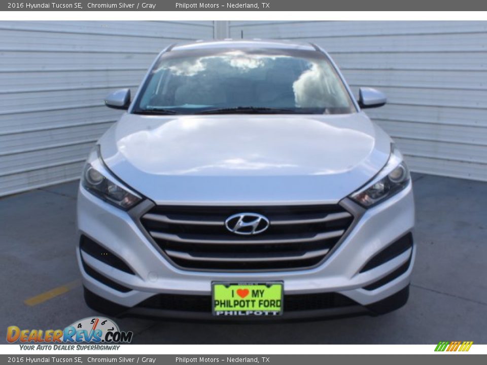 2016 Hyundai Tucson SE Chromium Silver / Gray Photo #3
