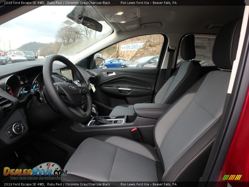 2019 Ford Escape SE 4WD Ruby Red / Chromite Gray/Charcoal Black Photo #11